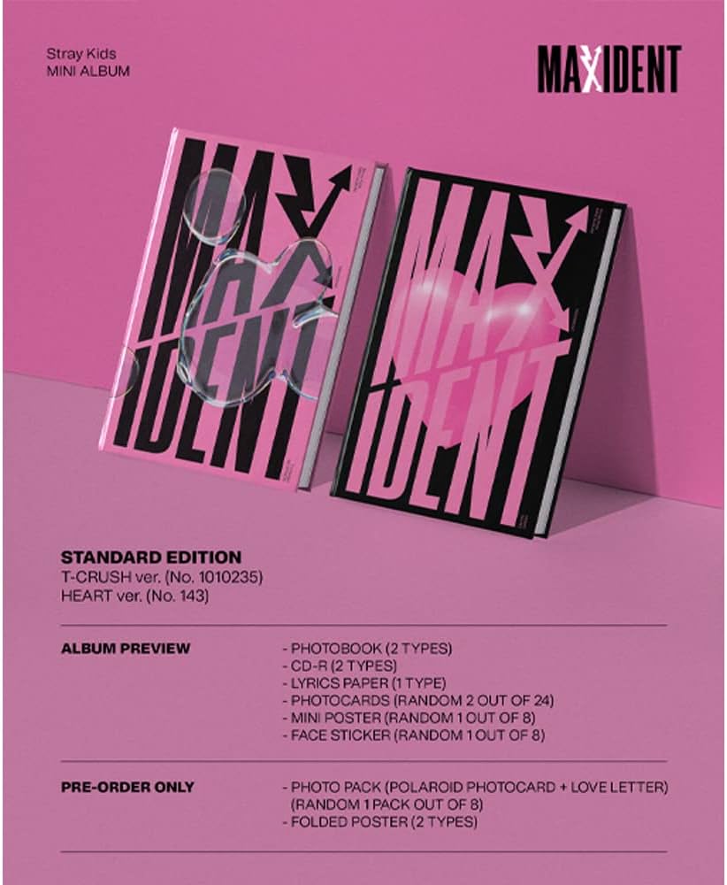 Amazon.com: DREAMUS Stray Kids - MAXIDENT Standard Edition (T
