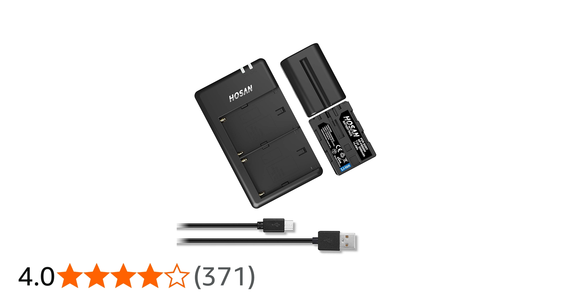 Amazon | HOSAN NP-FM500H 純正互換 バッテリー 2個 + USB充電器 対応
