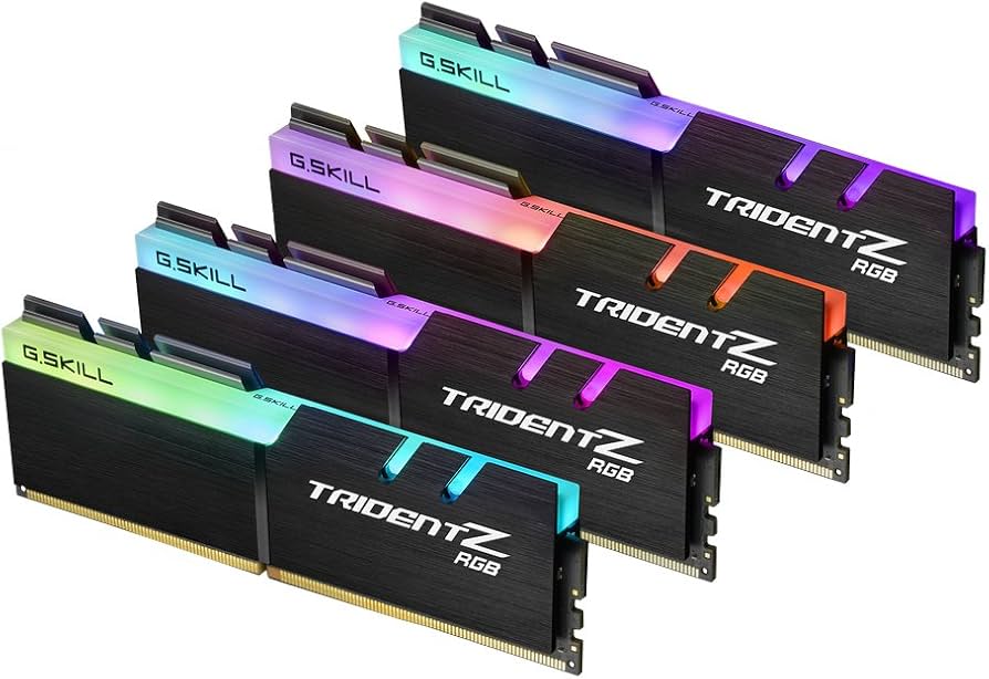G.SKILL Trident Z RGB Series DDR4 RAM (XMP) 32GB (4x8GB) 3200MT/s