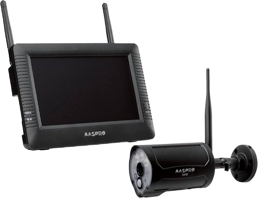 Amazon.co.jp: MASPRO マスプロ モニター&ワイヤレスHDカメラセット