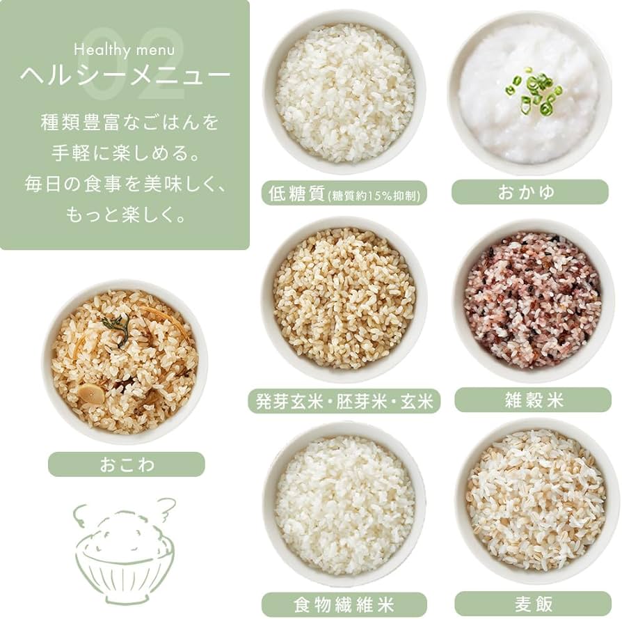 Amazon | アイリスオーヤマ 炊飯器 3合 一人暮らし 自動調理メニュー