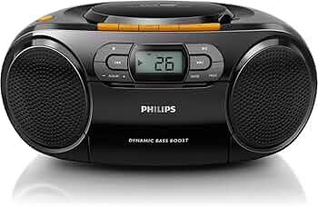 Amazon.co.jp: Philips ポータブルCDプレーヤーブームボックス