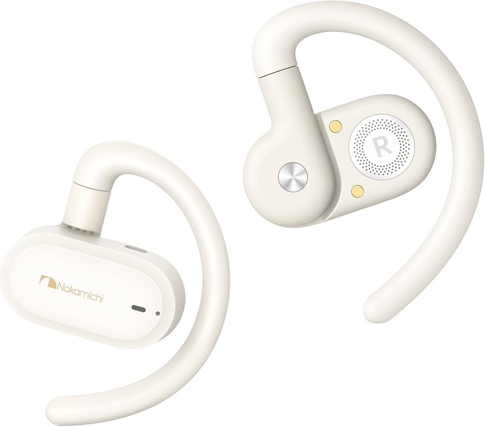 Amazon.co.jp: Nakamichi オープンイヤー型イヤホン Bluetooth 5.4 耳