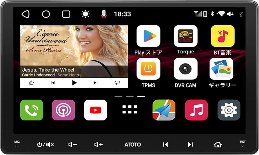 Amazon.co.jp: [9インチQLED] ATOTO S8MS Androidカーナビ、2DIN