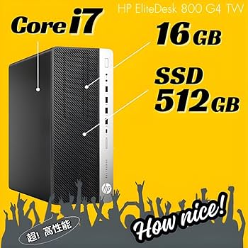 Amazon.co.jp: 【整備済み品】 TcaraT デスクトップパソコン HP