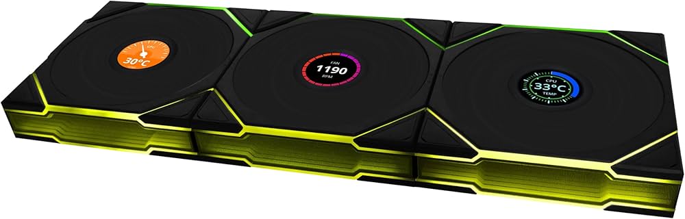 Amazon.co.jp: LIANLI 120mm ARGBケースファン リバースモデル UNI FAN