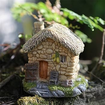 Amazon.co.jp: 鉢植え 飾り 建物 置物 カントリー風 オブジェ