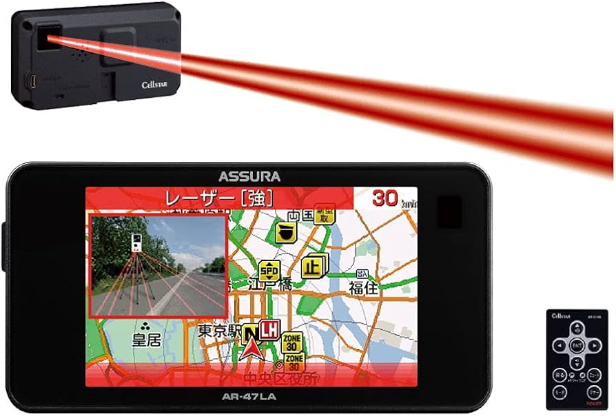 Amazon | セルスター レーザー光対応&GPSレーダー探知機 AR-47LA 一