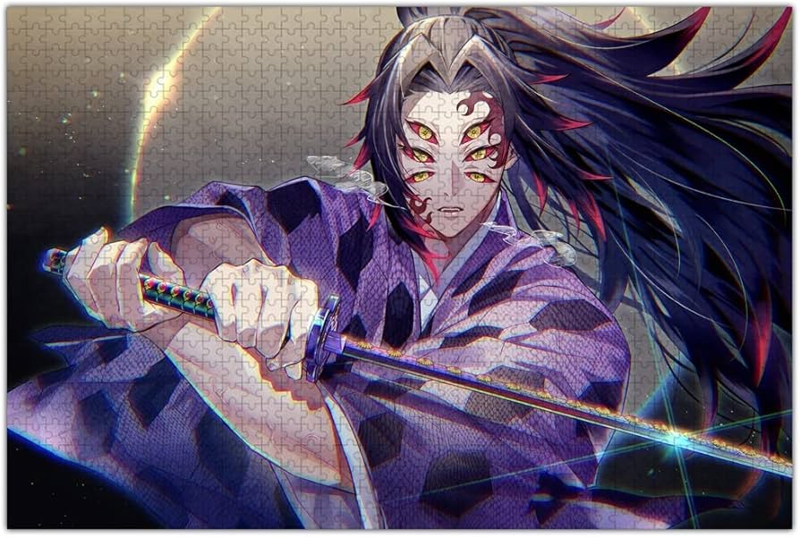 Amazon | 鬼滅の刃 パズル 1000ピース 鬼滅 ジグソーパズル 上弦の壱