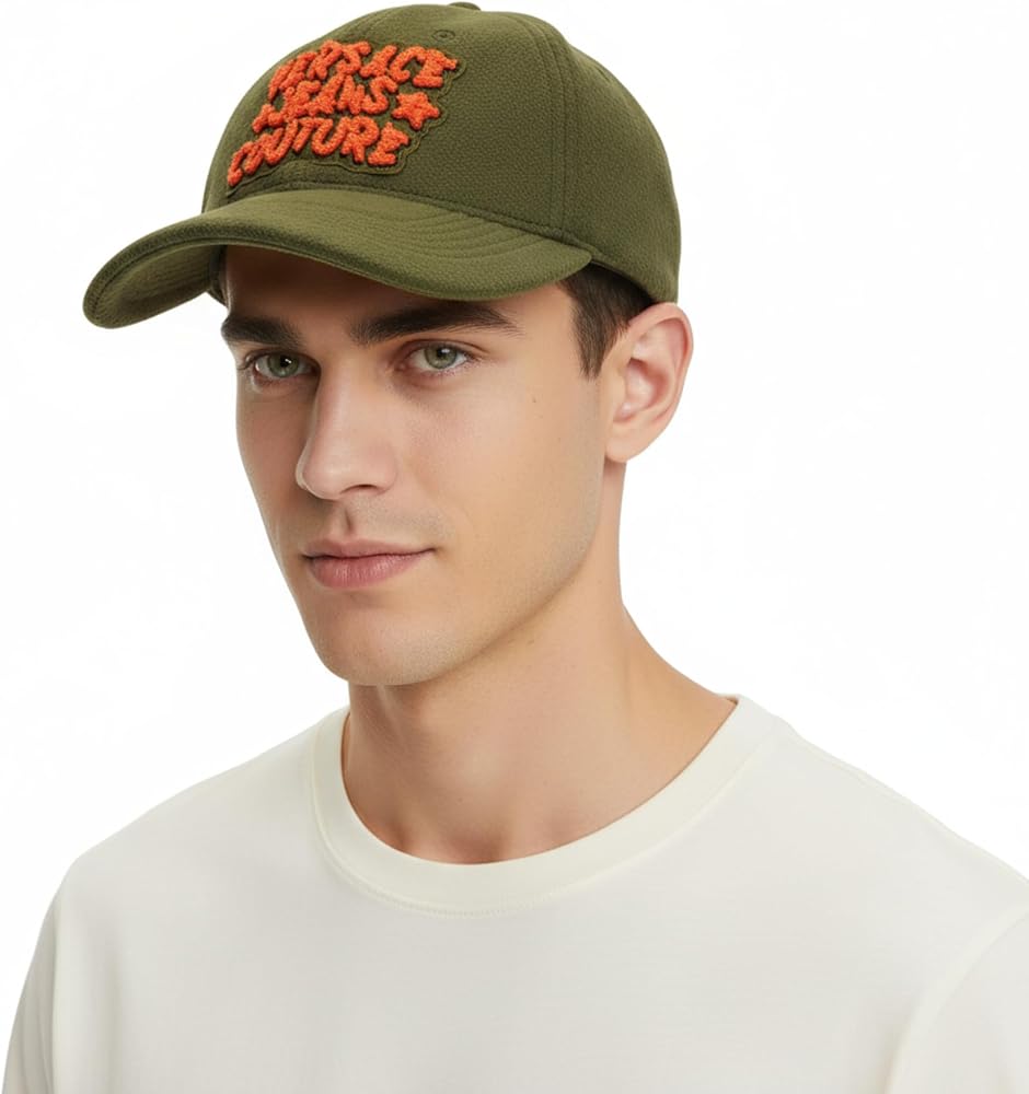Versace Jeans Couture Dark Olive/Flame Orange Signature Baseball