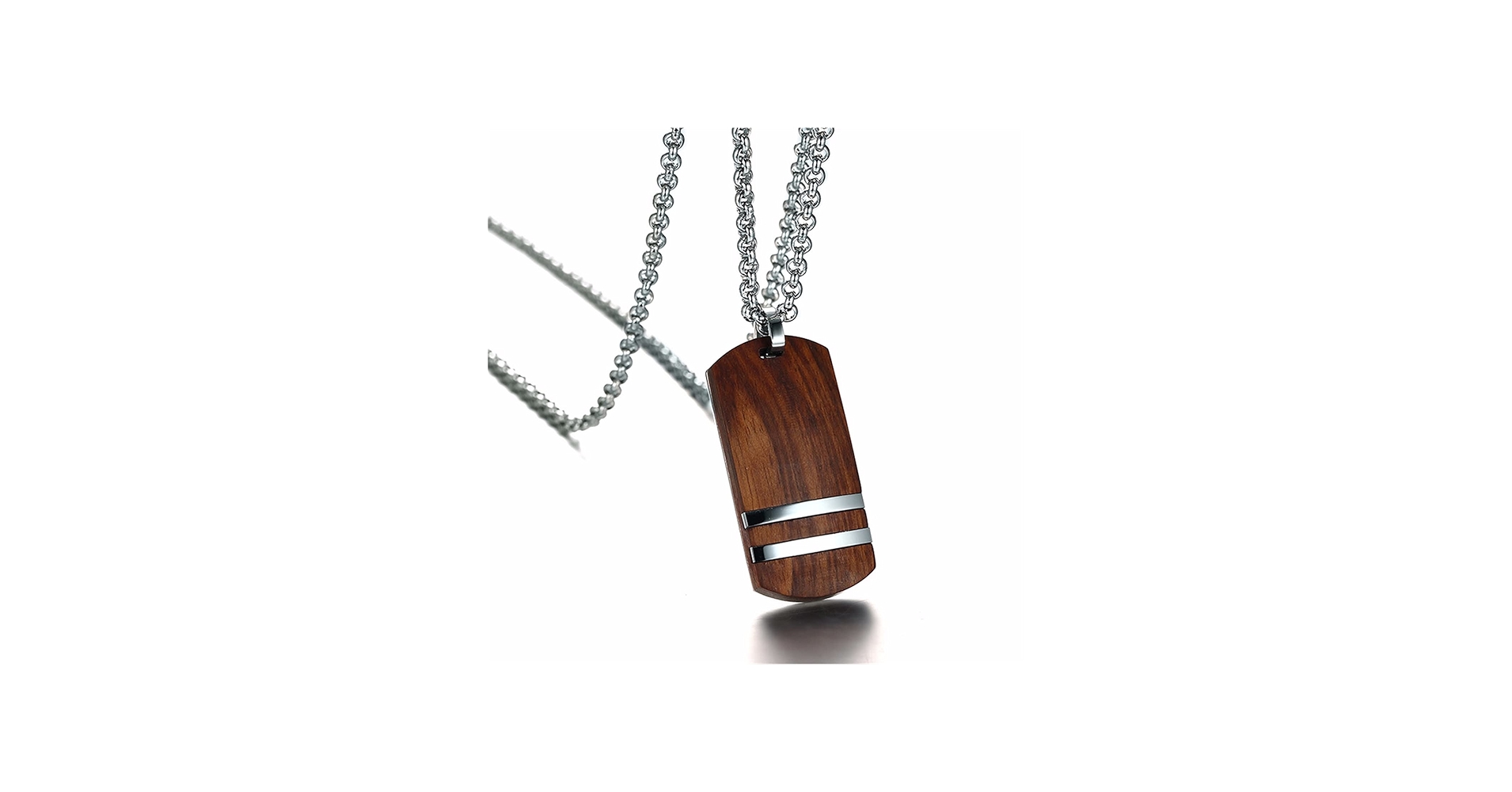 Amazon.co.jp: ローズウッドメンズネックレスユニークな木製ペンダント