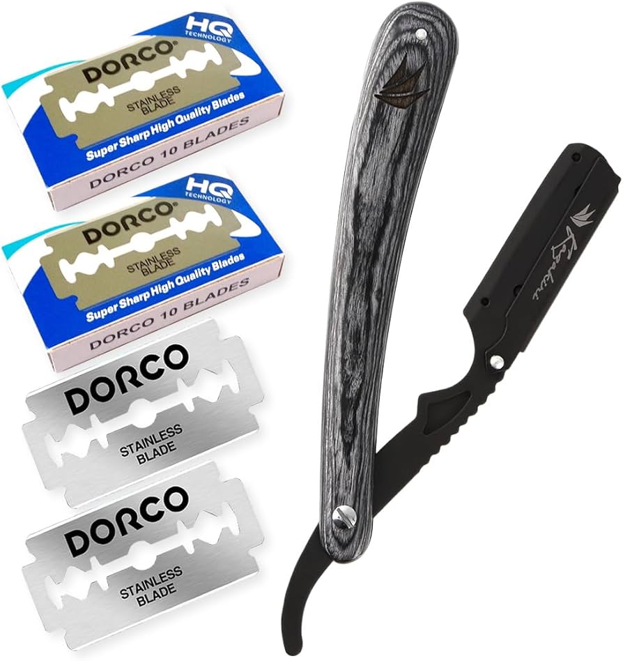 Amazon.co.jp: Kazakiri Espada ウッドハンドル 感動深剃り カミソリ