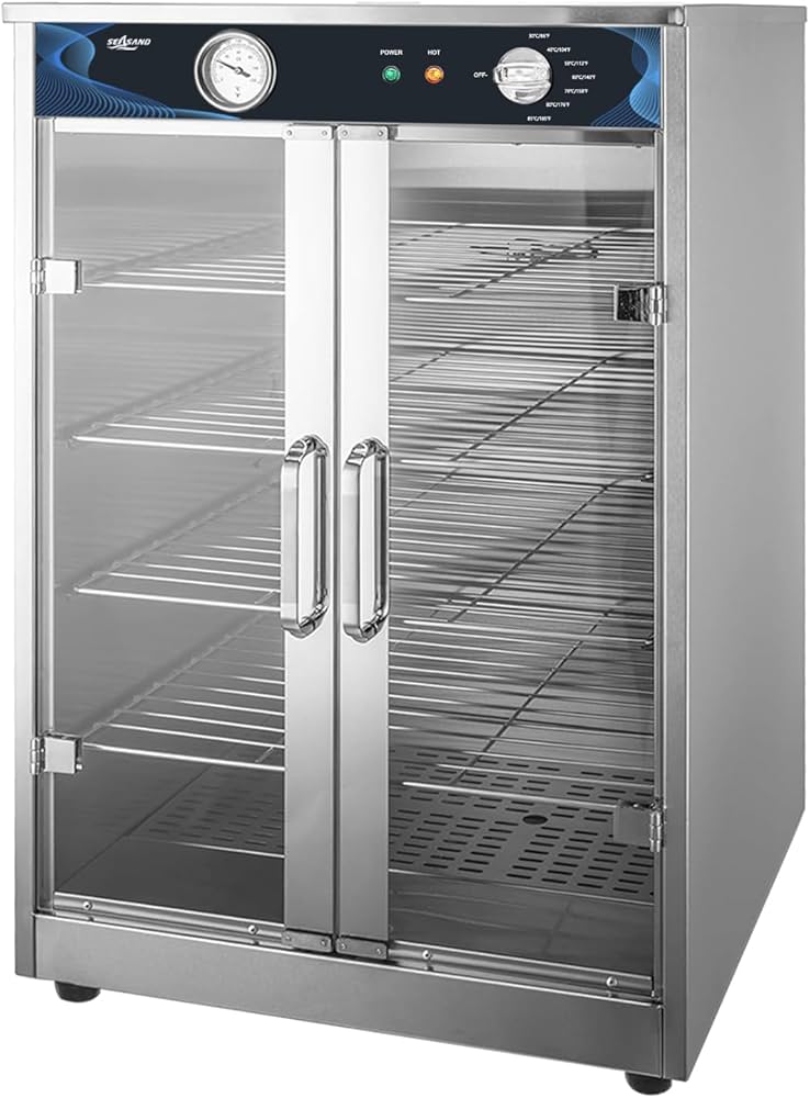 Amazon.co.jp: SEASAND ホットショーケース 業務用 30~85℃保温 電気