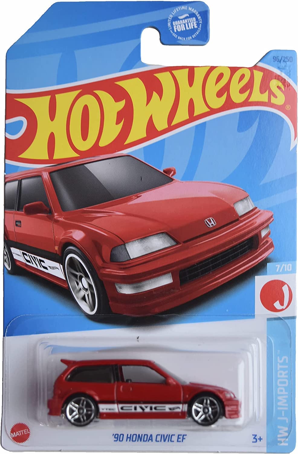 Amazon.com: Hot Wheels '90 Honda Civic EF, HW J-Imports 7/10
