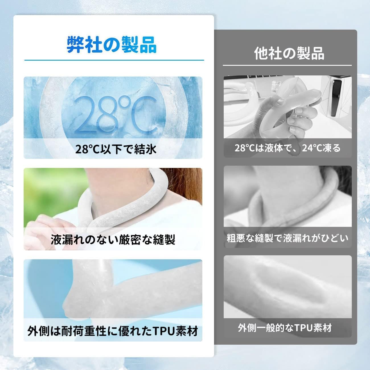 Amazon.co.jp: [Hiyear] アイスネックリング クールネックリング