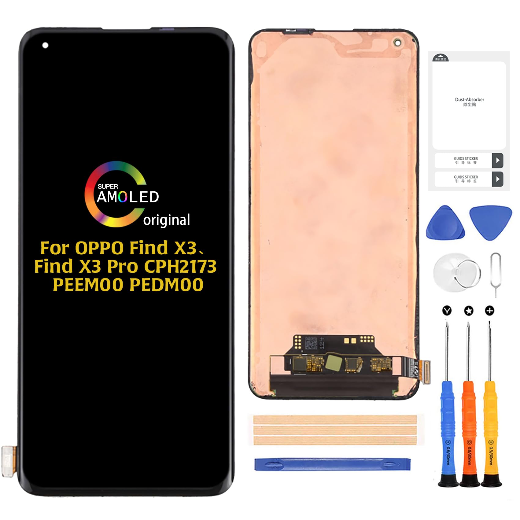 Amazon.com: A-MIND for Oppo Find X3/Find X3 Pro (Original) Screen