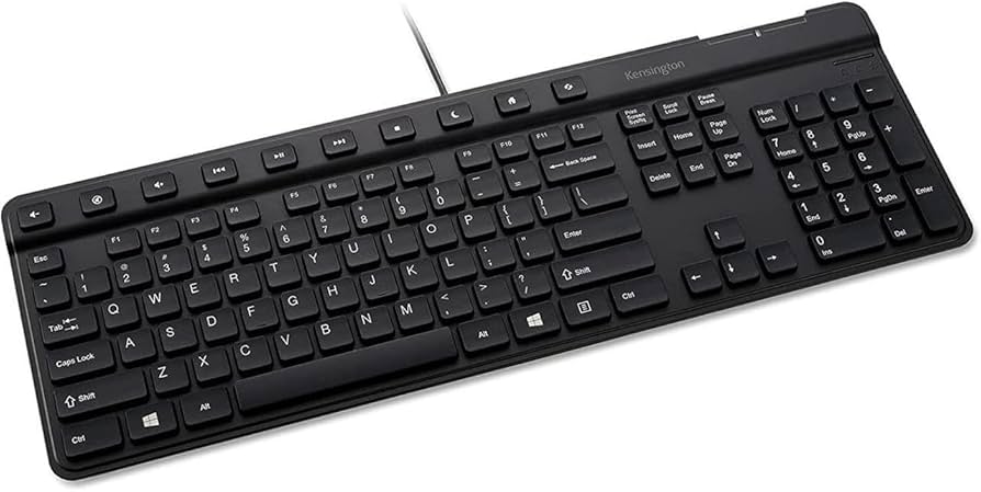 Amazon.com: Kensington Simple Solutions Wired Keyboard with Smart