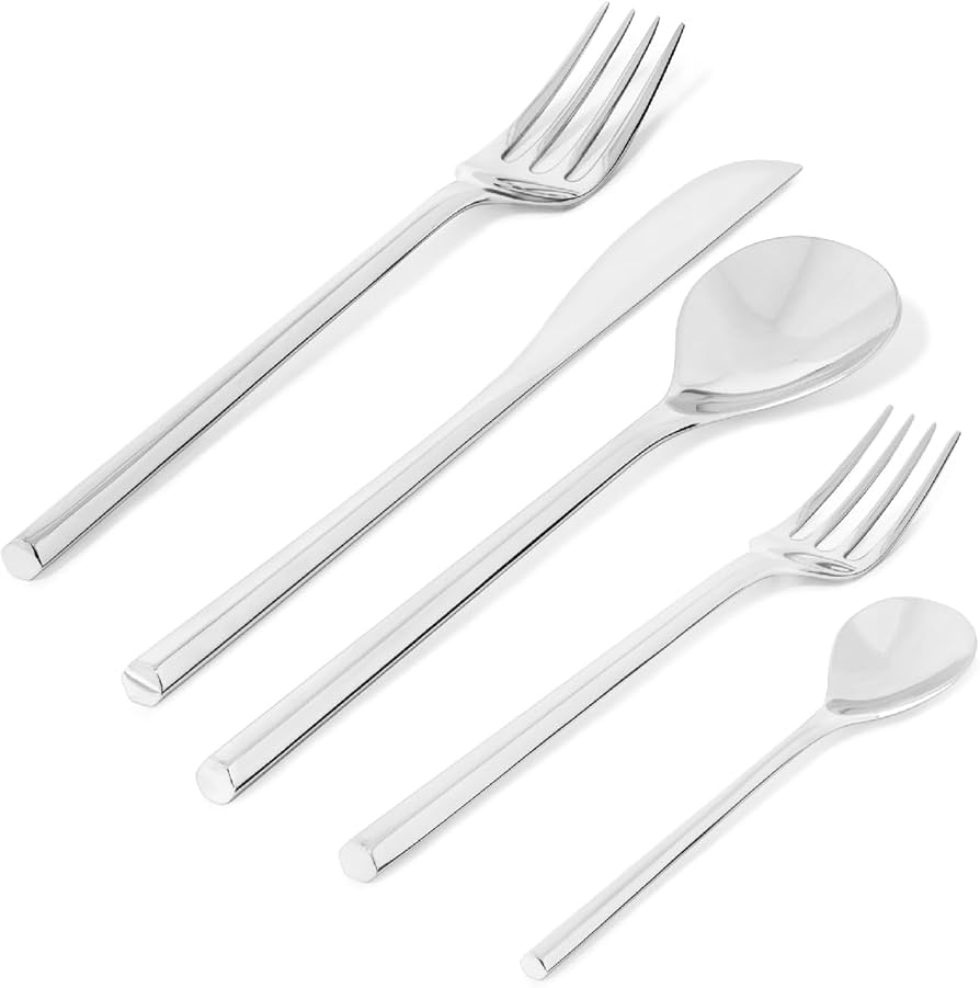 Amazon｜【正規輸入品】 ALESSI アレッシィ MU カトラリー 5本セット