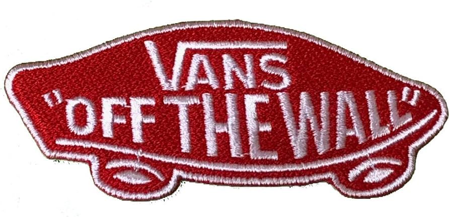 Amazon.co.jp: VANS アイロンワッペン 赤 バンズ : ホビー