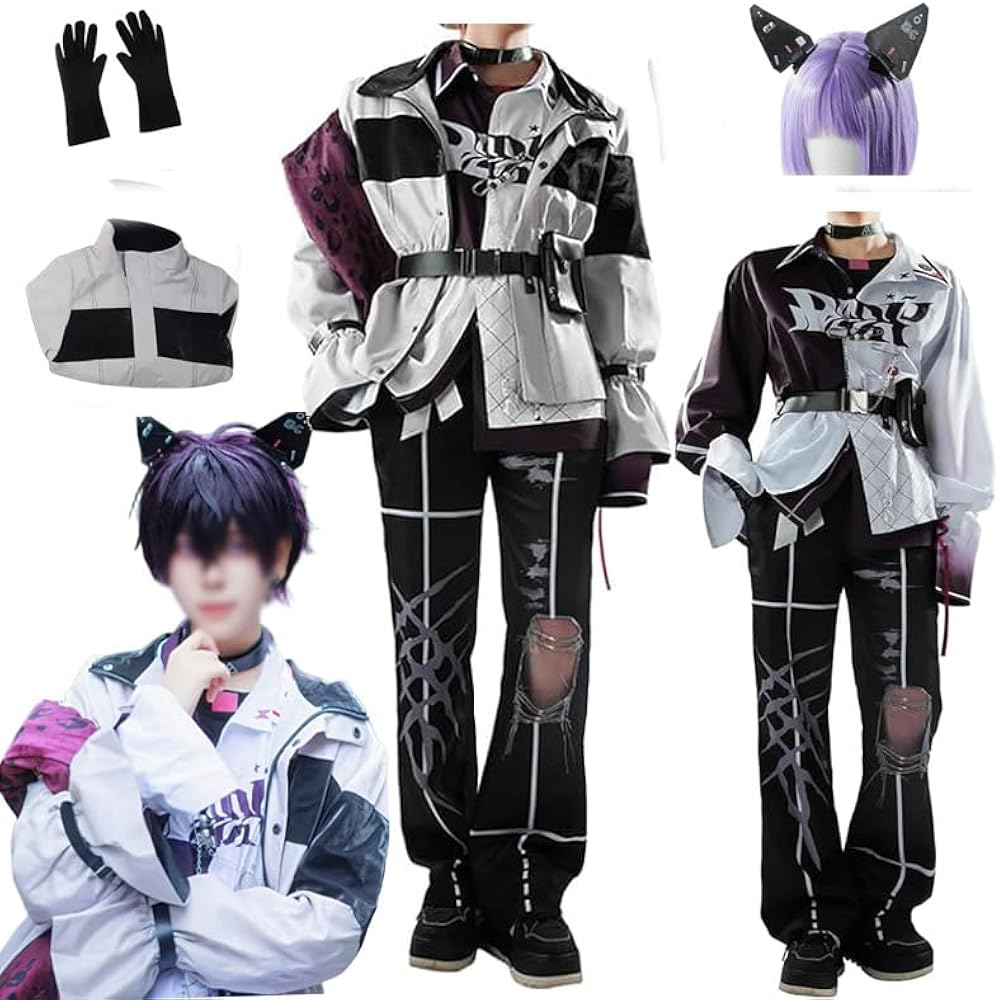 Amazon.co.jp: [PWP] 即納佐伯イッテツ コスプレ衣装 バーチャル