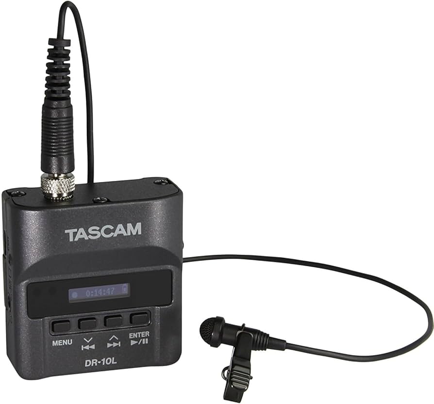 Amazon | TASCAM(タスカム) DR-10L ピンマイクレコーダー 黒 Youtube