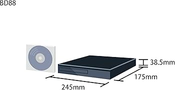 Amazon | パナソニック ブルーレイプレーヤー フルHDアップコンバート