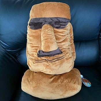 Amazon.co.jp: モアイさんBIGぬいぐるみ モアイ像 : おもちゃ