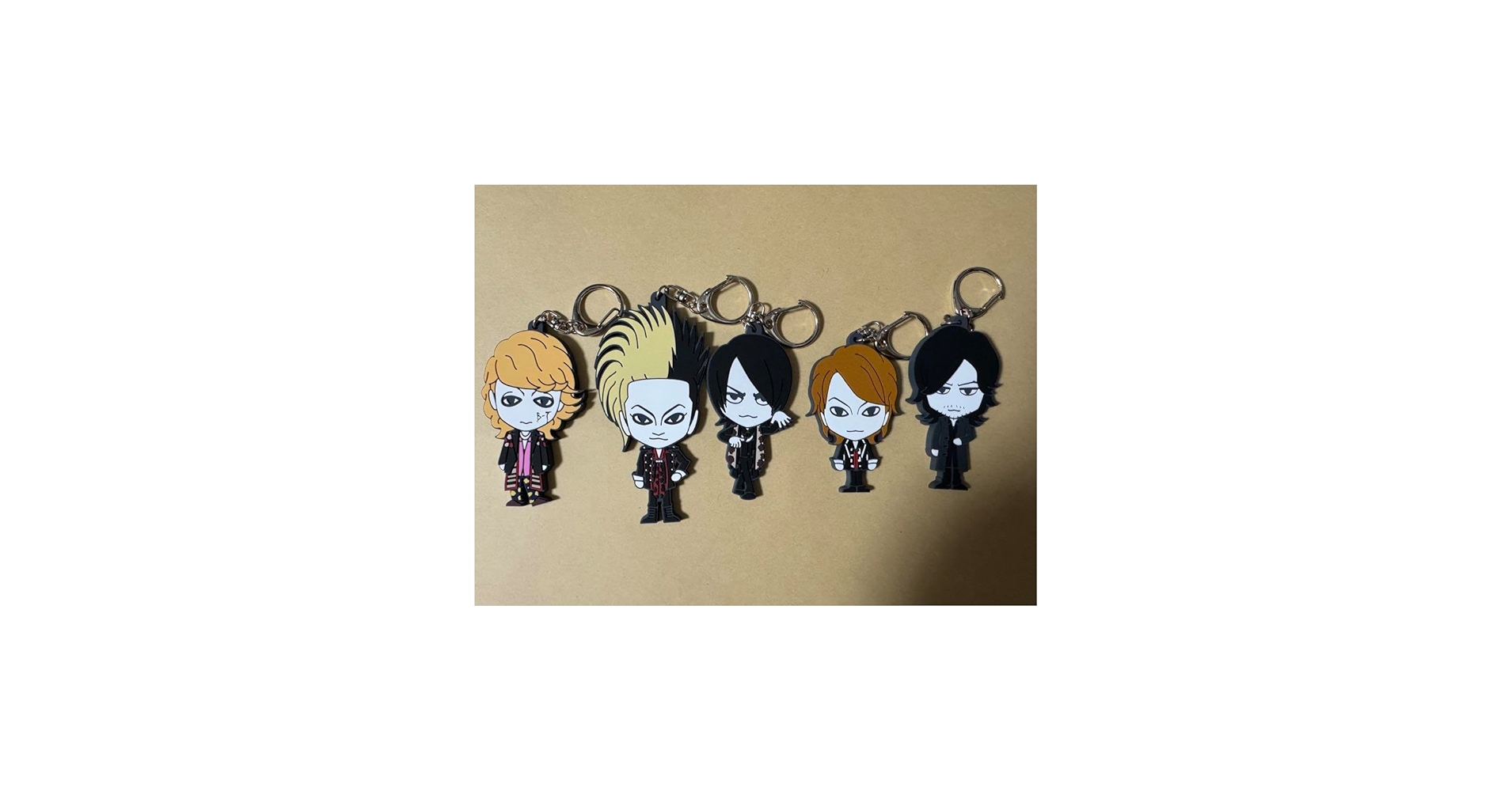 Amazon.co.jp: BUCK-TICK ラバーキーホルダー 5人セット 櫻井敦司 今井