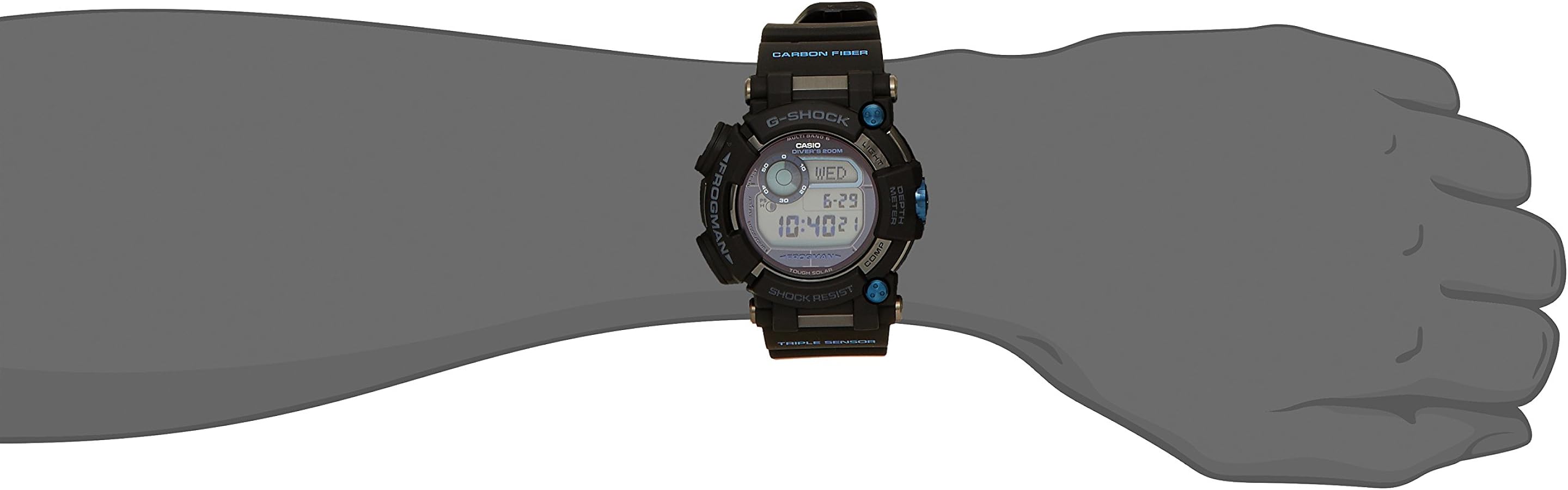 CASIO G-SHOCK Master of G FROGMAN MULTI BAND 6 GWF-D1000B-1JF MENS