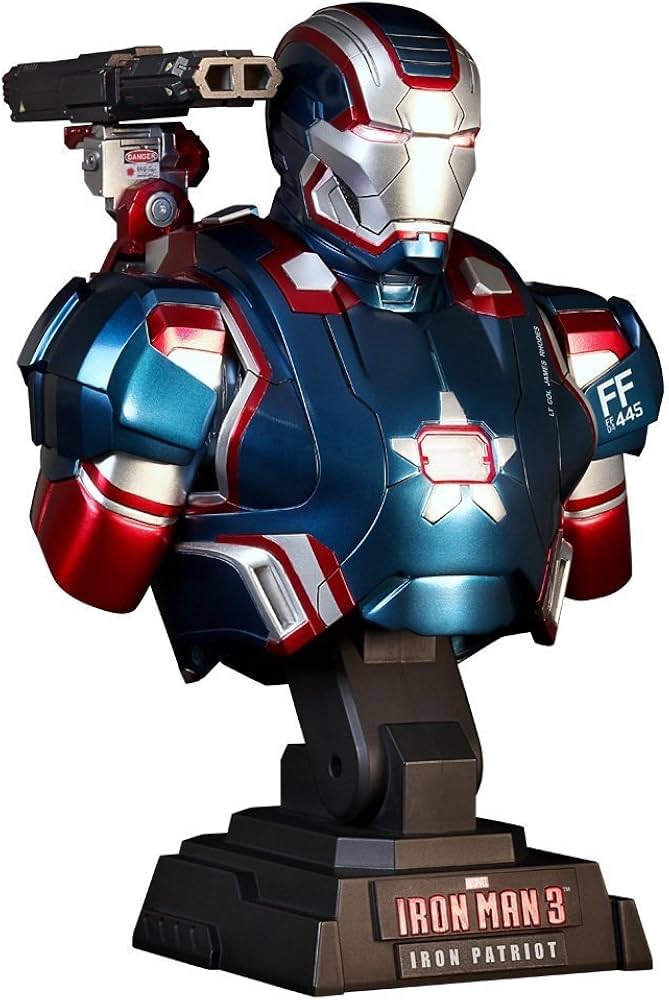 Amazon.co.jp: ホットトイズ・バスト アイアンマン3 1/4スケールバスト