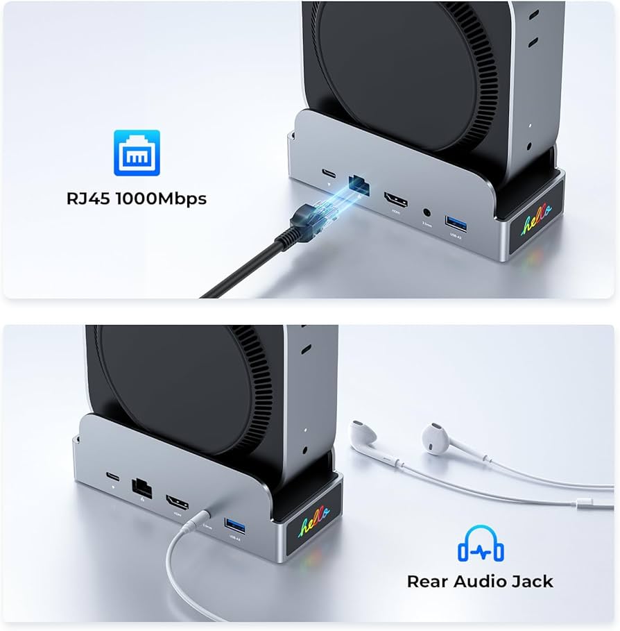 Amazon.com: RayCue SmartDock Pro for Mac mini M4 Dock Stand with M