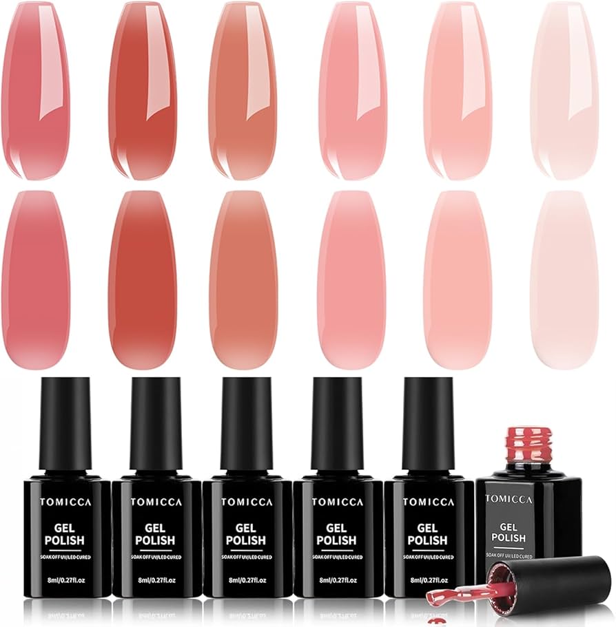 Amazon | TOMICCA ジェルネイル カラージェル 透け感 シアーカラー