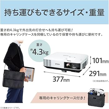Amazon.co.jp: エプソン プロジェクター EB-2155W (5000lm/WXGA/4.3kg