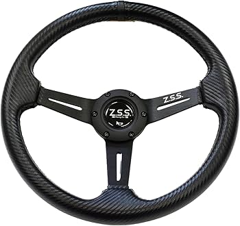 Amazon | Z.S.S. スポーツ ステアリング ハンドル 345φ 345mm セミ