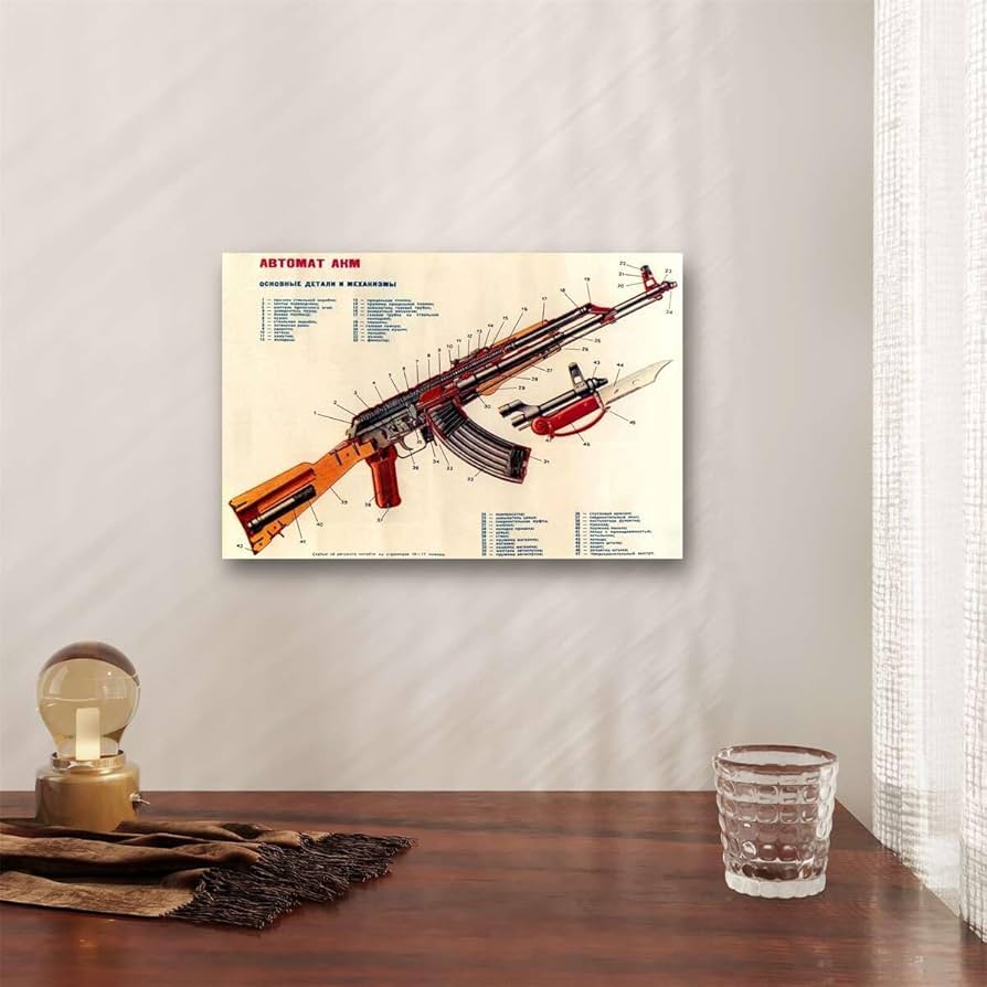 Amazon.co.jp: meisheアートポスター印刷ヴィンテージkalashnihov