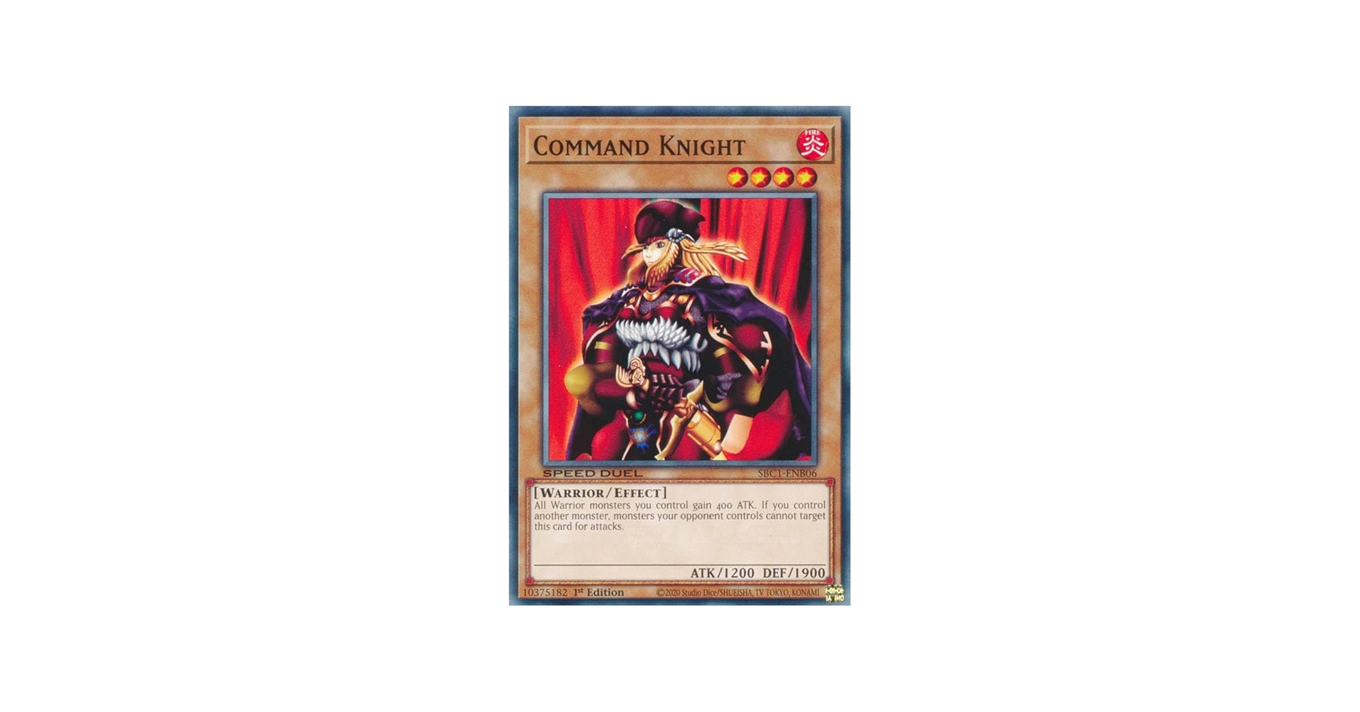 Amazon.co.jp: 遊戯王 SBC1-ENB06 コマンド・ナイト Command Knight