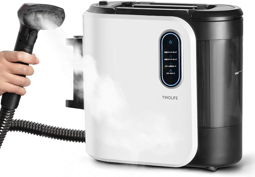 Amazon | 【100℃高温蒸気&音声ガイド】YINOLIFE カーペットクリーナー