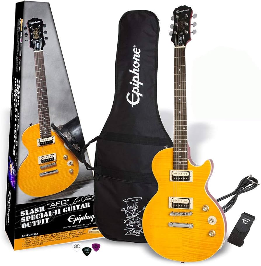 Amazon.co.jp: Epiphone/Slash AFD Les Paul Special-II Guitar Outfit