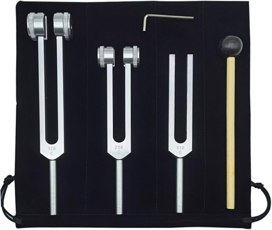 Amazon | aninako 音叉 セット 128+256+512Hz 音叉ハンマー付き