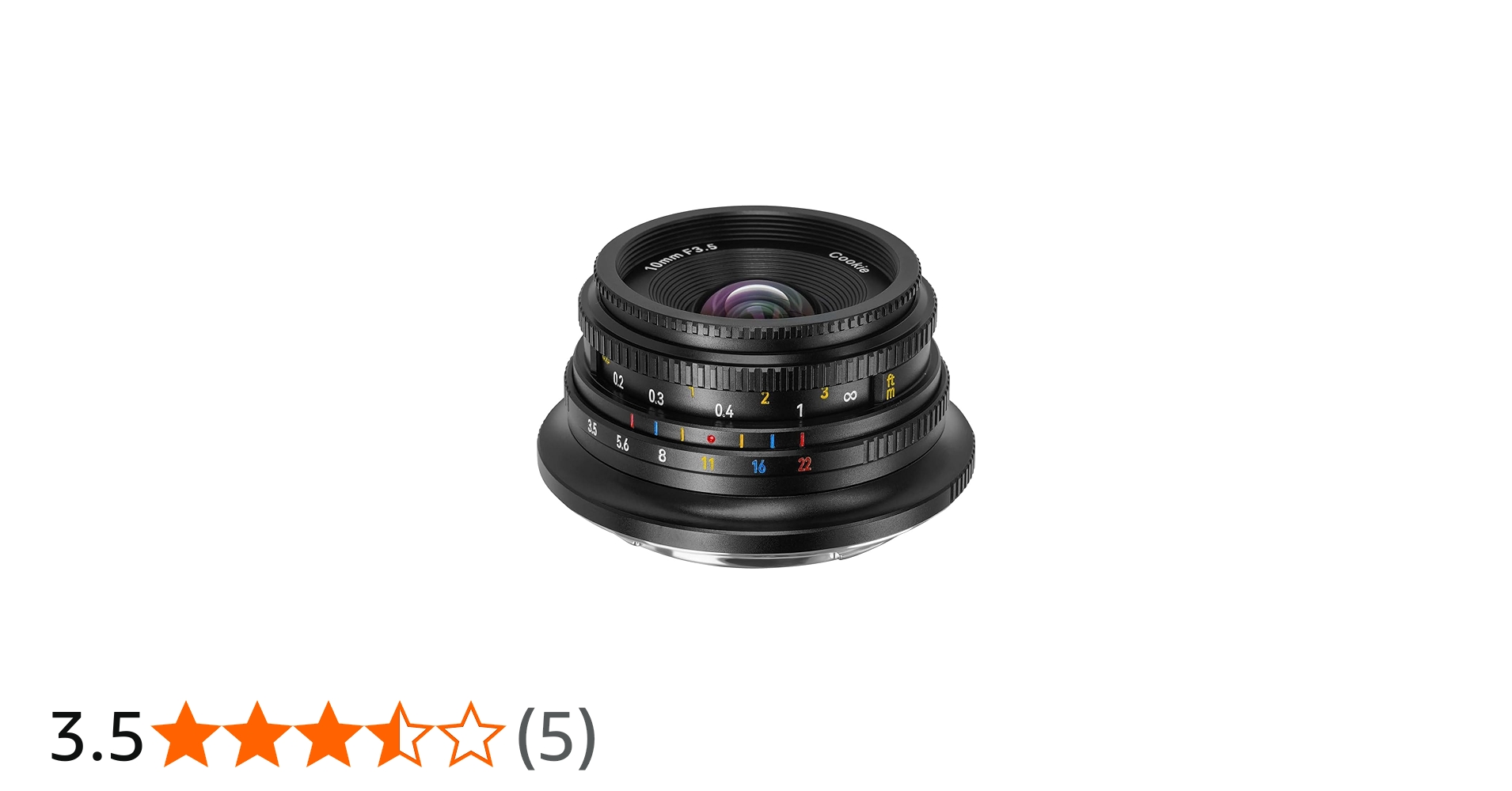 Amazon.co.jp: 7artisans 七工匠 10mm F3.5 富士フイルムXマウント