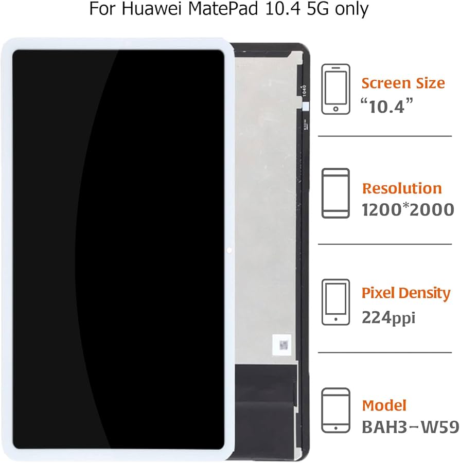 Amazon.com: A-MIND for Huawei MatePad 10.4 5G BAH3-W59 OEM Screen