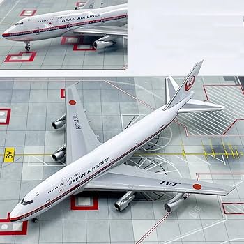 Amazon.co.jp: ODddot 日本航空ボーイング B747-300 旅客機モデル合金