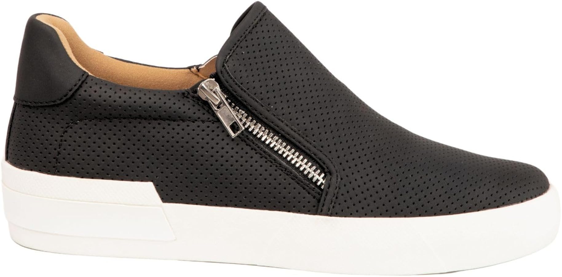 Amazon.com | MKS SHOES Zion Fashion Sneaker, Perforated Leather