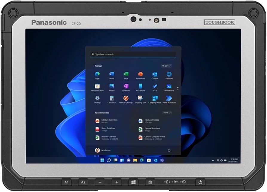 Amazon.com : Panasonic Toughbook CF-20 MK2 Rugged 2-in-1, Tablet
