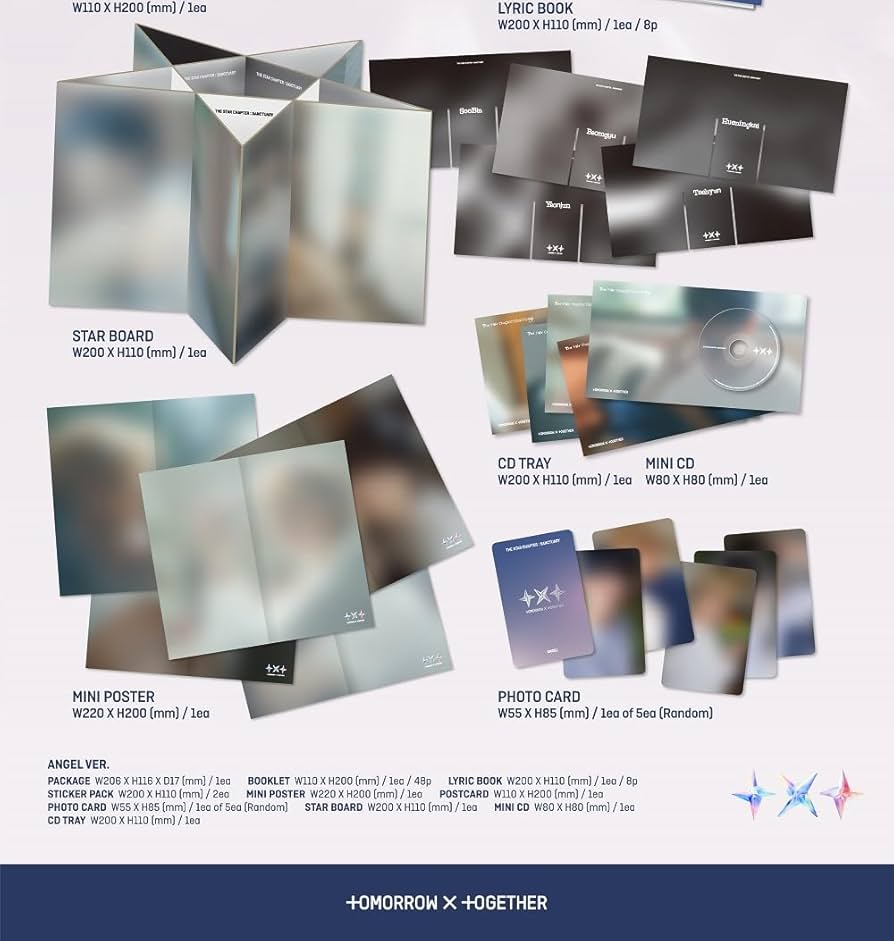 Amazon.com: TXT The Star Chapter : Sanctuary [Angel ver.] Album