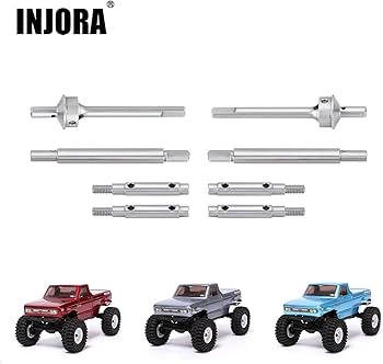 Amazon.com: INJORA Stainless Steel Front and Rear Portal Axle