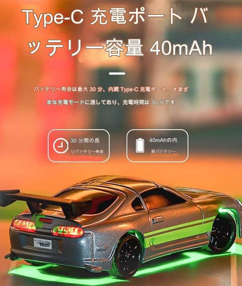 Amazon.co.jp: RCカー 1:76 RCスポーツカー ターボレーシング C73 2.4G