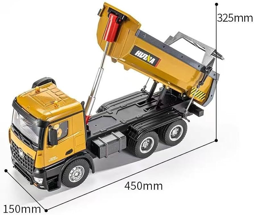 Amazon.co.jp: 【最大積載量20kg 荷下ろし能力7.5kg】1/14 重機