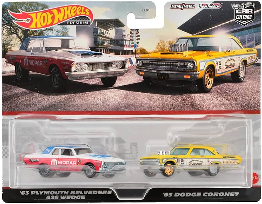 Amazon | ホットウィール(Hot Wheels) プレミアム 2パック プリマス