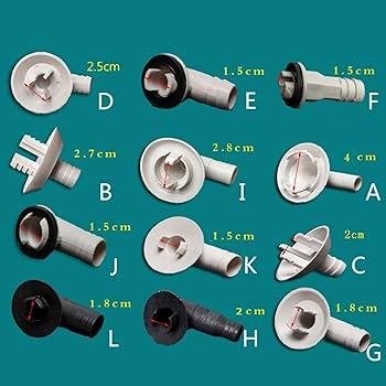 Amazon.co.jp: 2 個の外部ユニットドレンホースコネクタエアコンドレン